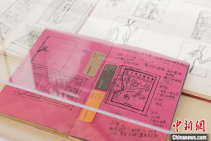 袁银昌设计的书籍。 张奇 摄