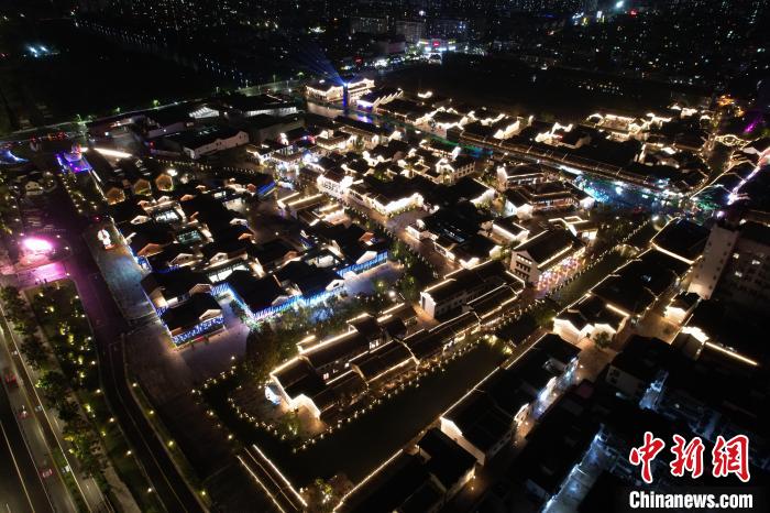 柯桥古镇夜景 谢顺杰 摄