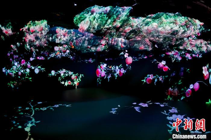 流光溢彩展区。腾讯 供图