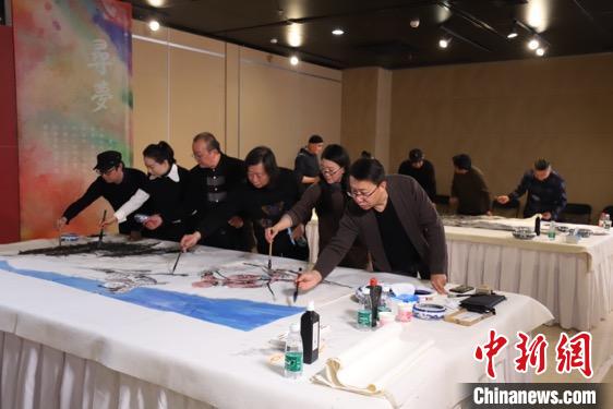 创作现场 张敏霞 供图