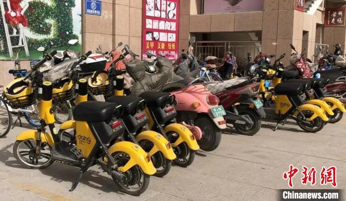 台州市援疆指挥部积极对接，让共享单车落地第一师阿拉尔市。台州市援疆指挥部供图