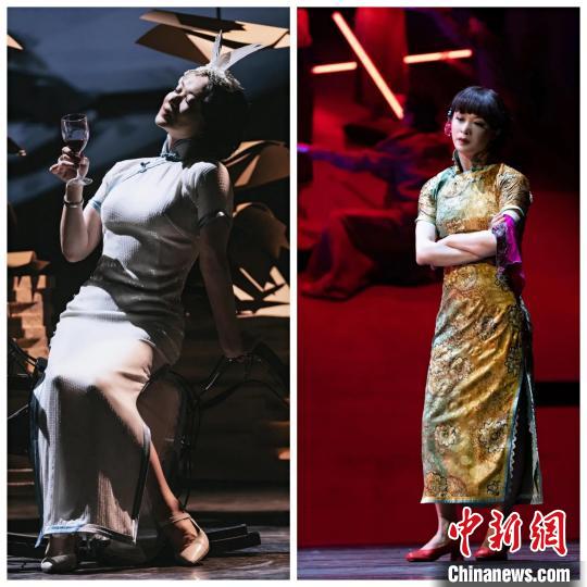 现代舞的加入是这版《日出》的一大突破 尹雪峰 摄