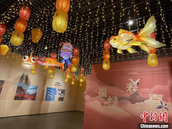 图为中国吉祥文化特展现场。　河北博物院供图