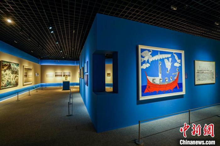 上海博物馆“塔拉萨：海洋文明与希腊艺术”展厅现场 上海博物馆 供图