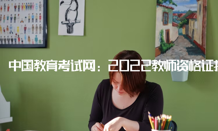 中国教育考试网：2022教师资格证报名入口官网：中小学教师资格考试网