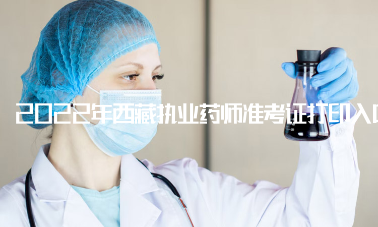 2022年西藏执业药师准考证打印入口：中国人事考试网