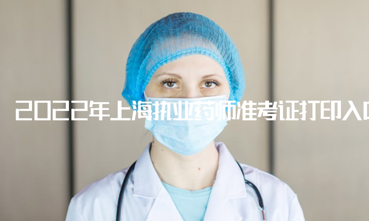 2022年上海执业药师准考证打印入口：中国人事考试网