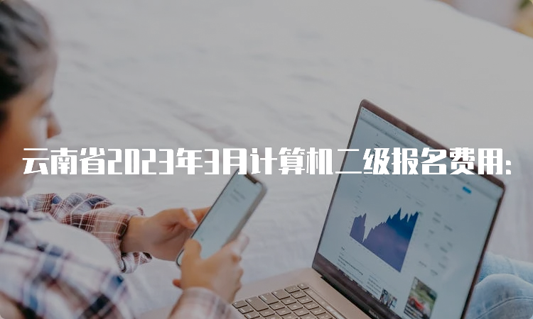 云南省2023年3月计算机二级报名费用：58元