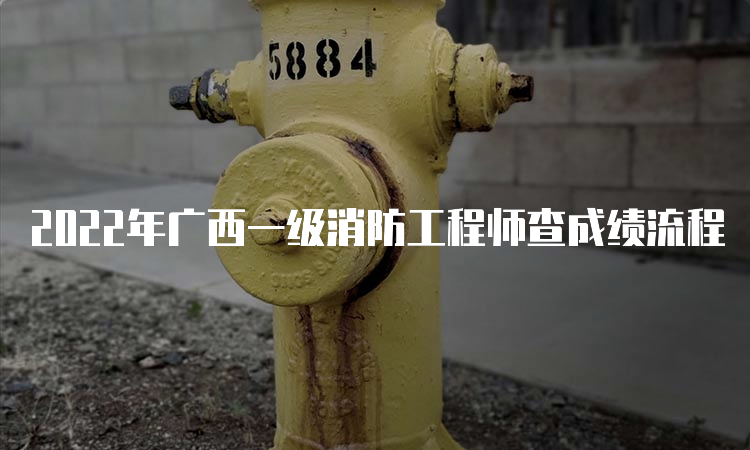2022年广西一级消防工程师查成绩流程