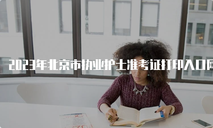 2023年北京市执业护士准考证打印入口网址