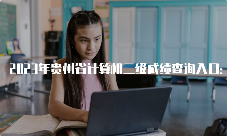 2023年贵州省计算机二级成绩查询入口：中国教育考试网
