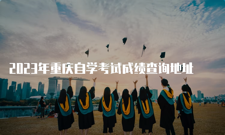 2023年重庆自学考试成绩查询地址