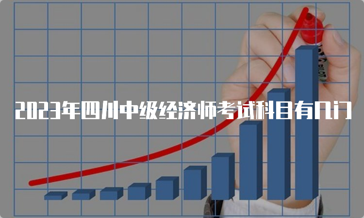 2023年四川中级经济师考试科目有几门