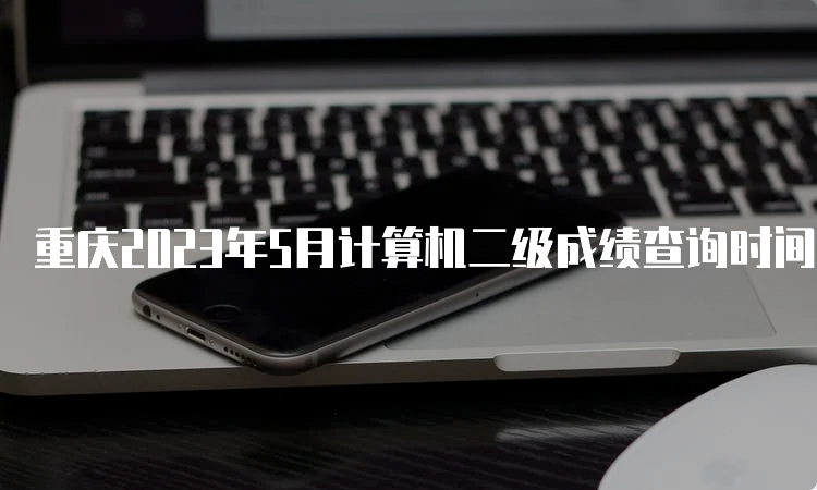 重庆2023年5月计算机二级成绩查询时间