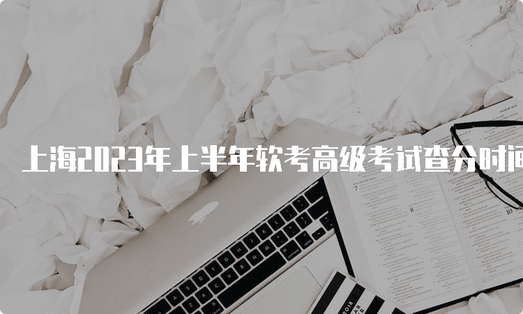 上海2023年上半年软考高级考试查分时间