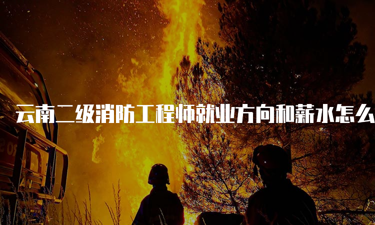 云南二级消防工程师就业方向和薪水怎么样