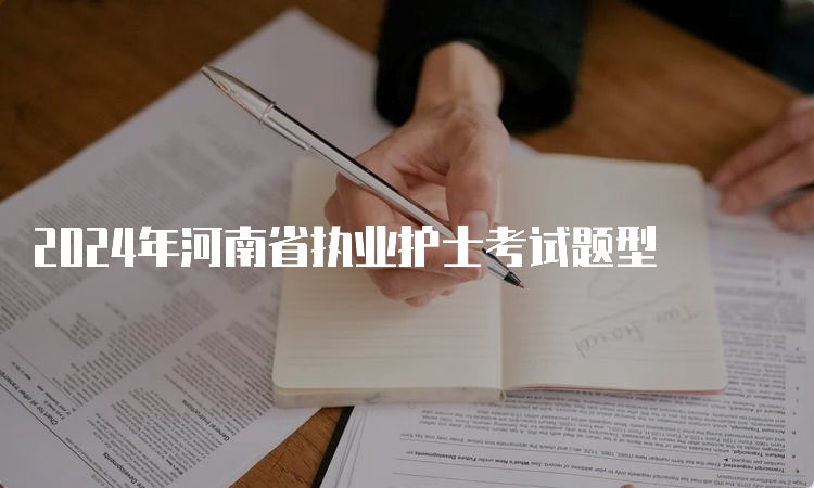 2024年河南省执业护士考试题型