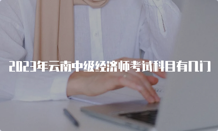 2023年云南中级经济师考试科目有几门