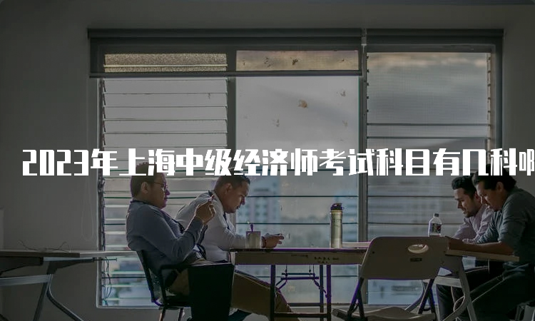 2023年上海中级经济师考试科目有几科啊