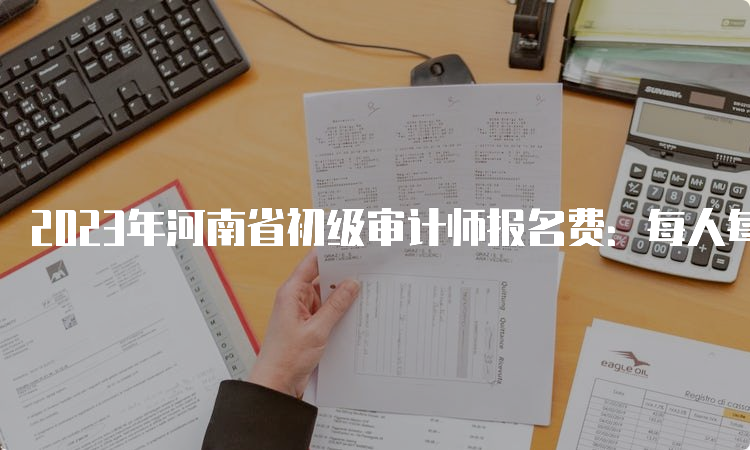 2023年河南省初级审计师报名费：每人每科交纳考务费45元