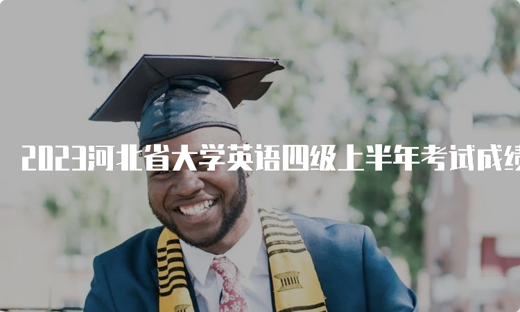 2023河北省大学英语四级上半年考试成绩查询入口