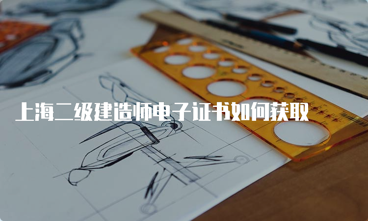 上海二级建造师电子证书如何获取