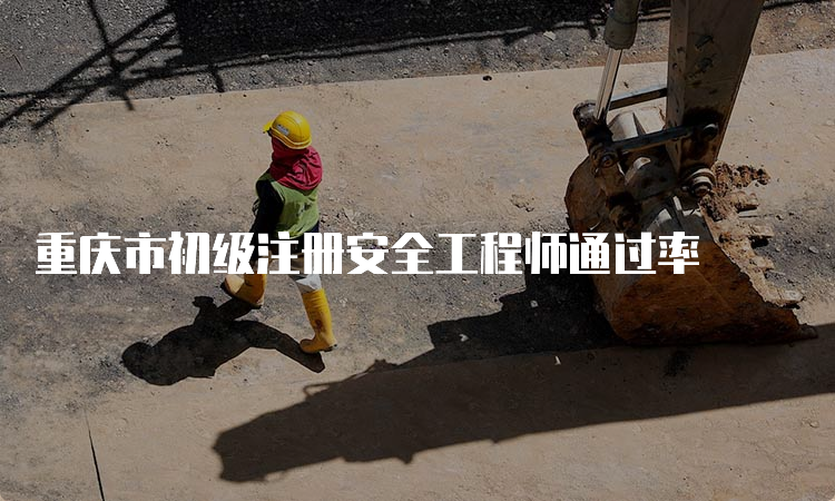 重庆市初级注册安全工程师通过率