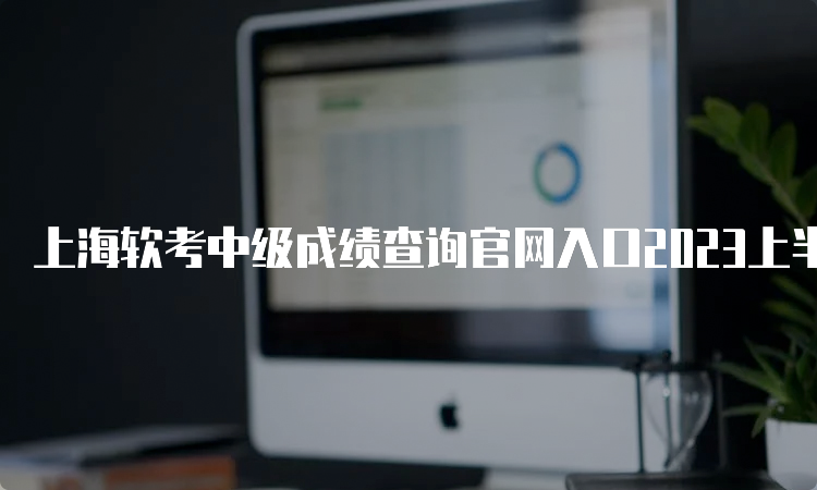 上海软考中级成绩查询官网入口2023上半年