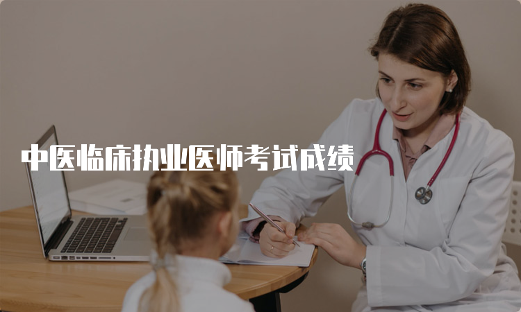 中医临床执业医师考试成绩