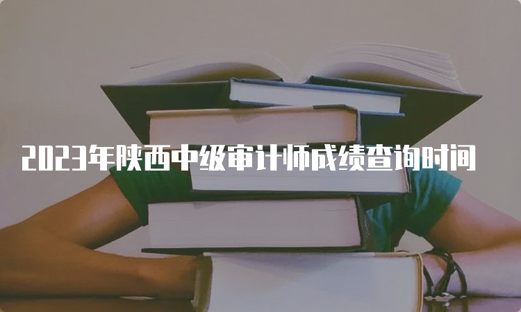 2023年陕西中级审计师成绩查询时间