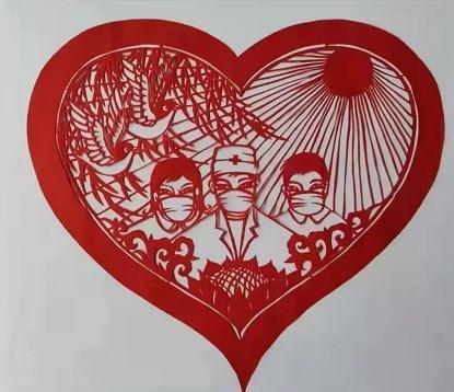 甘肃金塔非遗剪纸人志愿“疫”线：积累创作素材助力抗疫