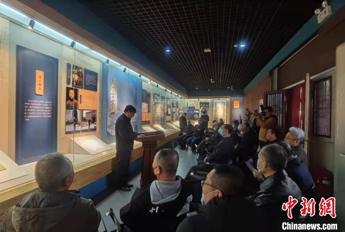 山西文博界人士纪念张颔先生诞辰101周年。 胡健 摄