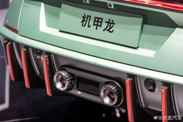 前后50:50!长城沙龙机甲龙配置不过:无框车门+电调悬架