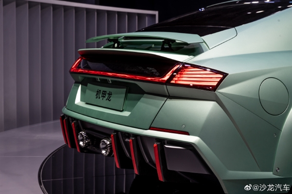 前后50:50!长城沙龙机甲龙配置不过:无框车门+电调悬架