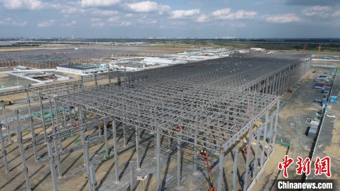 图为项目施工过程中拍摄的主体图。 中建五局东北公司供图