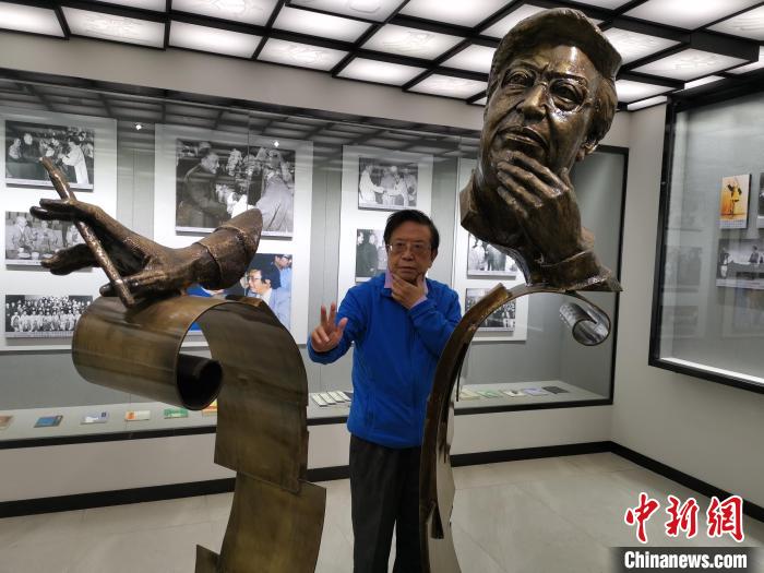 “巴蜀鬼才”魏明伦探馆魏明伦戏剧馆。　受访者供图