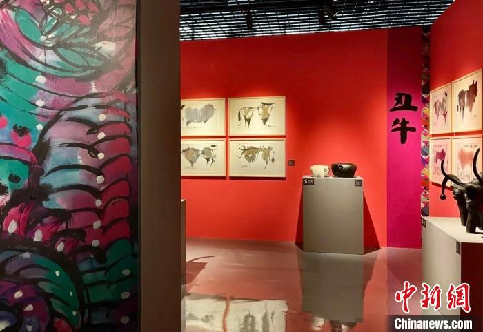 展览现场 韩美林艺术基金会供图