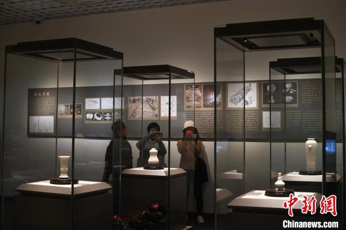 民众观看展览 陈楚红 摄