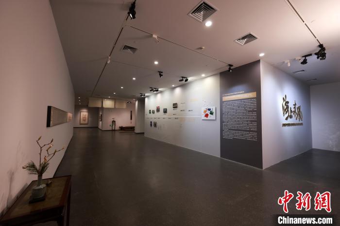 图为展厅内部。　上海浦东碧云美术馆供图