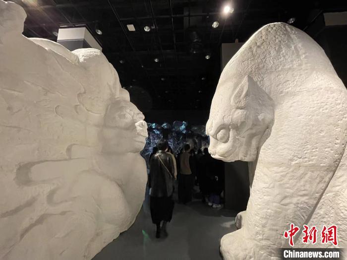 展览现场。　童笑雨 摄