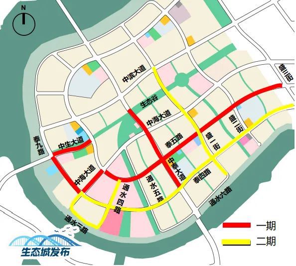 打造全域花园城市生态城将建6条特色景观大道