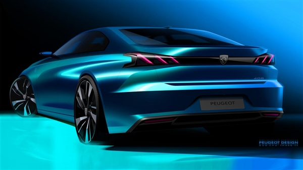 用上雄狮新标 新一代东风标致408预告:最帅合资紧凑轿车要来