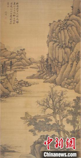 明沈周设色秋泛图。 沈阳故宫博物院供图