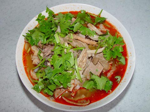 新疆清真美食羊杂碎汤