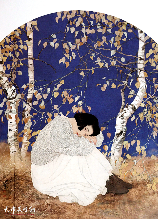 何家英原创加密限量丝网版《秋冥》正式发行仪式在京举行