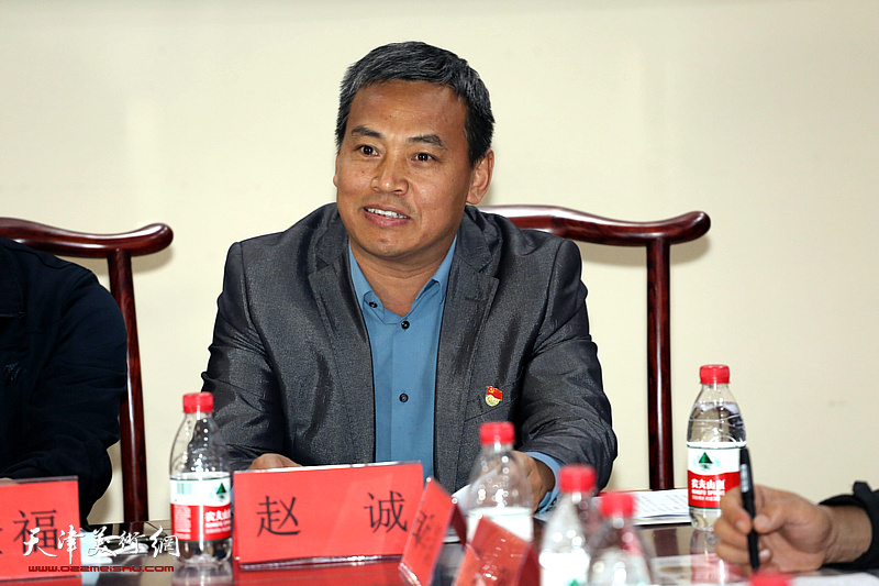 天津市住建委驻蓟州帮扶组第一书记赵诚在研讨会上发言.